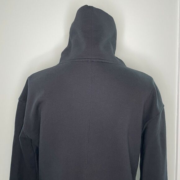 Athleta 24/7 Funnel Neck Pullover Long Sleeve Thick Sweatshirt Black Womens XXS - Picture 6 of 12